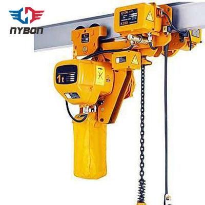 1 Ton 2 Ton 3 Ton 5 Ton Electric Monorail Crane Chain Hoist for Goods Lifting