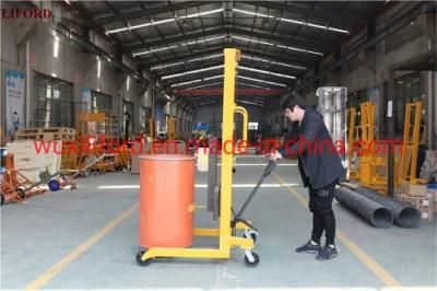 Best Selling 400kg Manual Hydraulic Drum Lifter Hydraulic Stacker