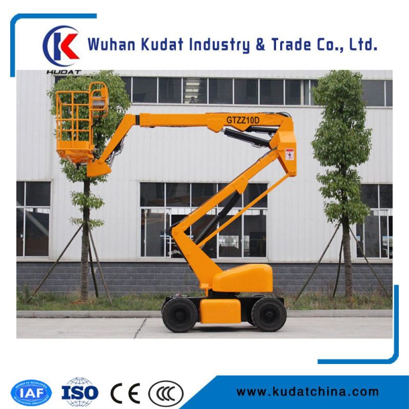 10m Electric Powered Articulated Hydraulic Boom Lift Gtzz10d