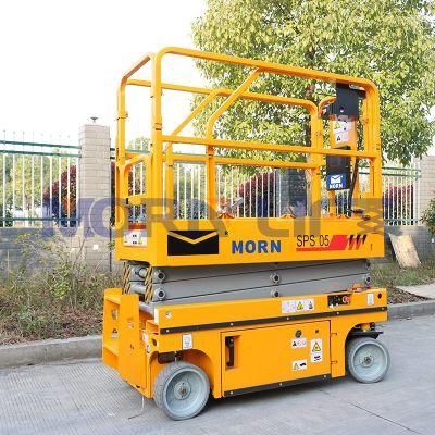 Hydraulic Self-Propelled Morn CE China Mobile Lift Scissor Lifting Platform