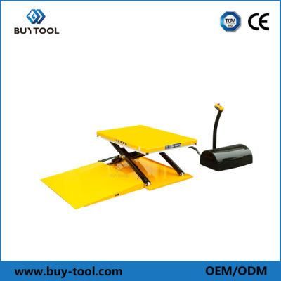 775mm Height Low Profile Lift Tables Mobile Low Profile Pallet Lift Table Safety