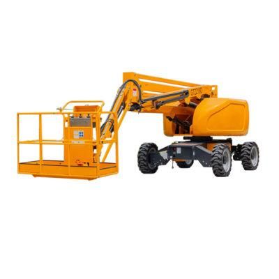 230 Kg Capacity 16m 18m 20m 22m 24m 26m 30m 38m 40m 42m Electric Articulated Cherry Picker Boom Lift Aerial Working Platform Work Height