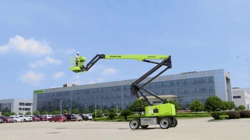 Zoomlion 14m 16m Electric Articulating Boom Lifts Za14je