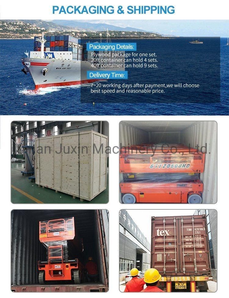 En280 Approved Hydraulic Electric Self Propelled Automatic Cheap Scissor Lift Prices