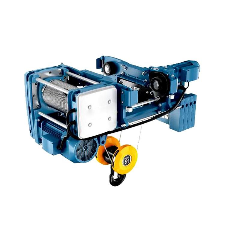 5 Ton European Style Fixed Model Electric Wire Rope Guide Hoist