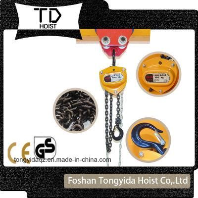 1 Ton 2 Ton Chain Hoist 3 Ton 5 Ton Hand Chain Block with Ball Bearing