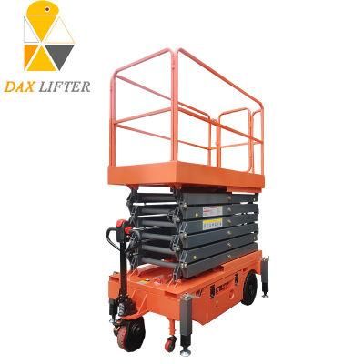 Wholesale Factory Good Performance Manual Move Automatic Scissor Lift Trolley