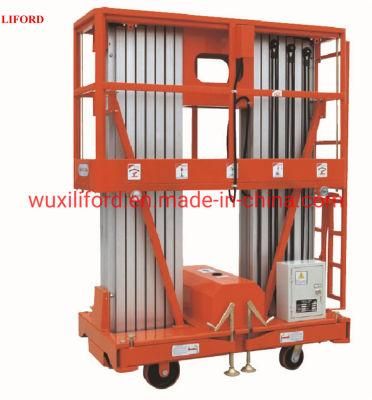 6~12m Hydraulic Vertical Electric Aluminum Lift Man Work Aerial Platform
