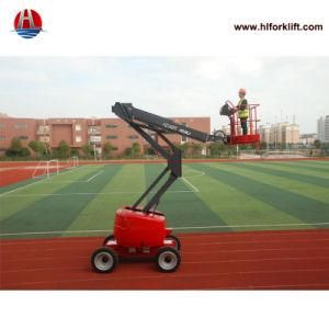 Self-Propelled Articulate Booms Hz140rt Electric Aerial Work Platform Lifting 14 Meters