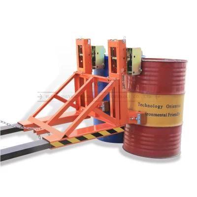 Dg1000b Forklift Mounted Drum Grabber Double Eagle Grip 2 Drums Load Capacity 500kgx2