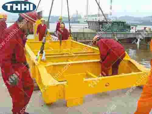 with Good Safety Performance Hydraulic Telescopic Container Spreader
