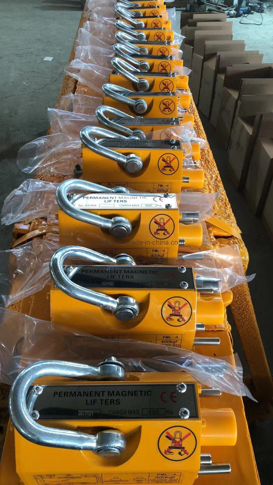 100kg 200kg 400kg 600kg 1000kg 2000kg Lifting Magnet Magnetic Crane Permanent Magnetic Lifter for Lifting Steel Sheet