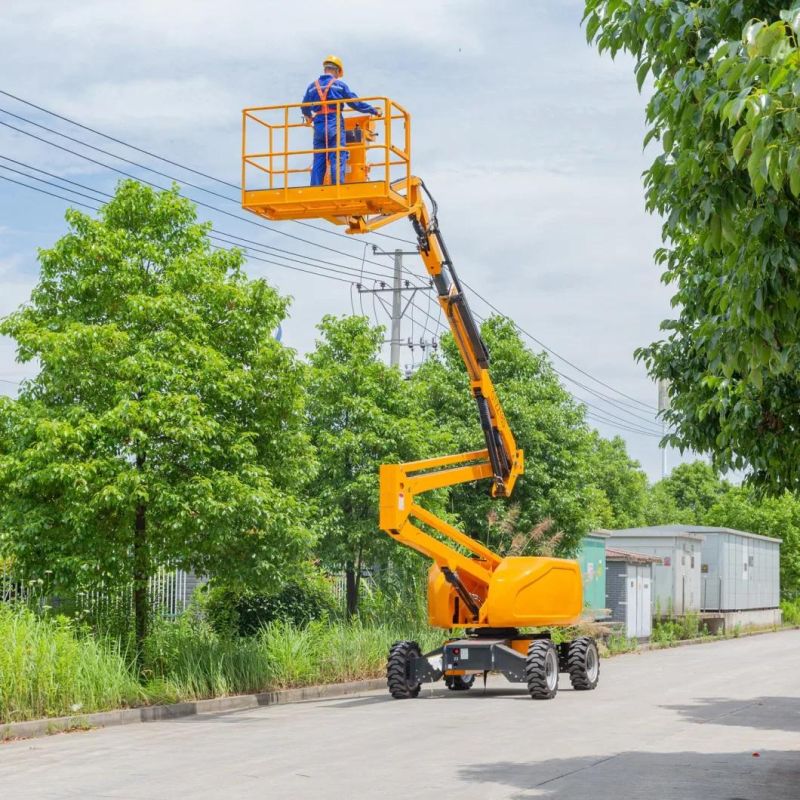 4-20m Lifting Height Sky Aluminum Aerial Work Platform 18m Boom Lift