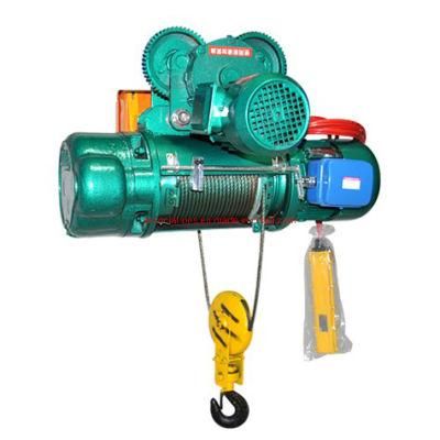 China Manufacture CD MD 1ton 2ton 3ton 5ton 10ton 16ton Electric Wire Rope Lifting Hoist