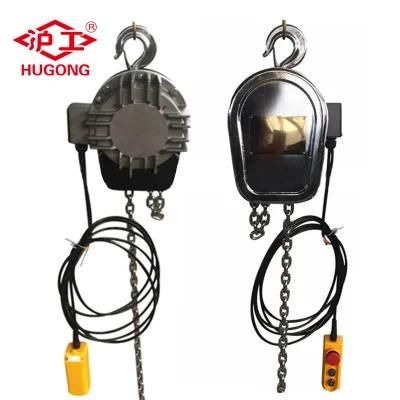 Dhs Stainless Steel Chain Block Electric Chain Hoist 1000kg