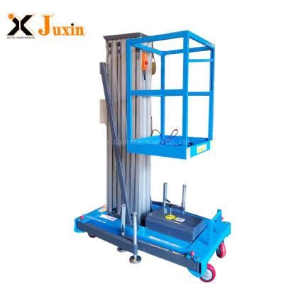 Mobile Elevator Manual Aluminum Alloy Material Lift Manlift Aerial Platform