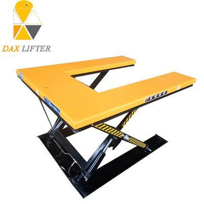 Daxlifter Brand Stable Structure Hydraulic Drive U Type Lift Platform
