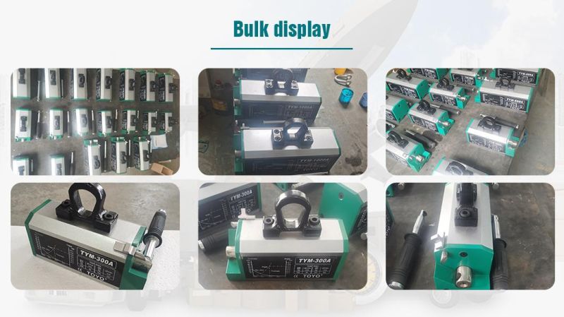 Heavy Duty Steel Lifting Magnet Crane Hoist 1000 Kg Magnet Lifter Manual Permanent Magnetic Lifter