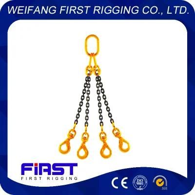 Welded Alloy Steel G80 of Four Legs Chain Lifting Sling