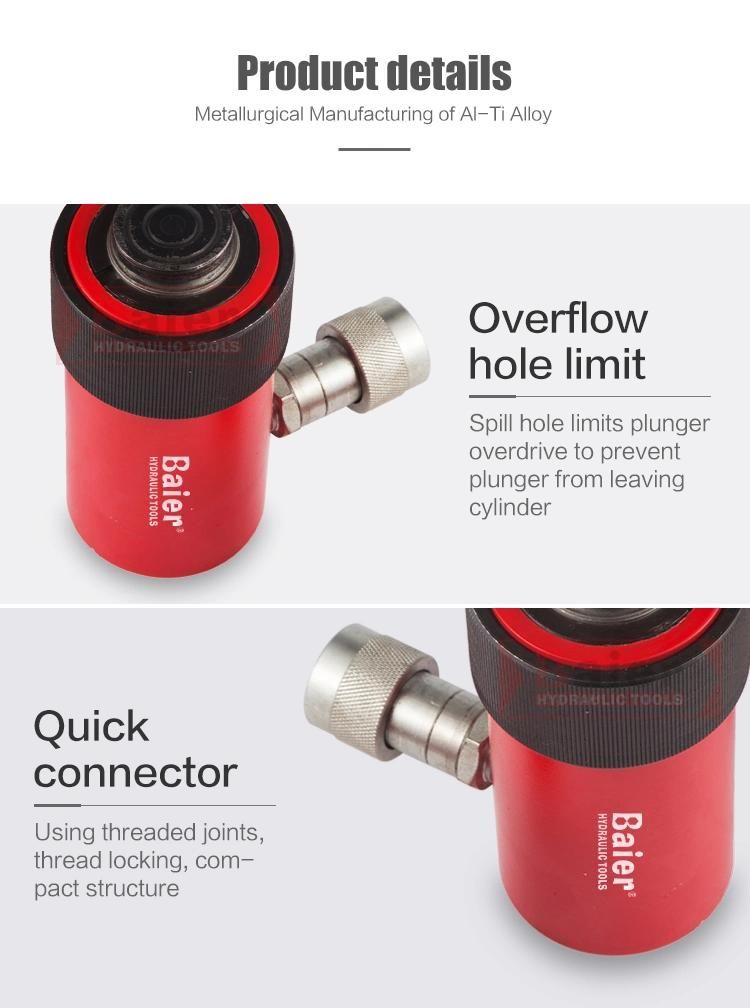 High Tonnage 1080t Single Acting Hydraulic Cylinder Jack Heavy Equipment Cll
