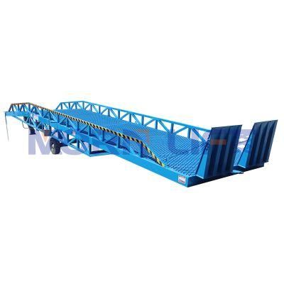 High Quality CE, ISO 6000kg Morn China Hydraulic Dock Container Mobile Loading Ramp