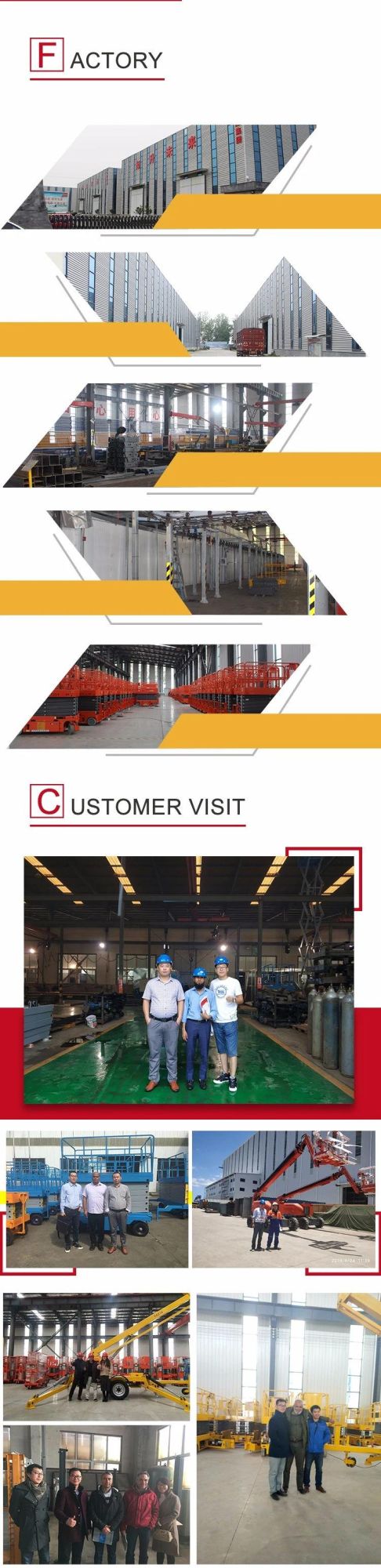 China Famous Brand Tow Behind Trailer Boom Lift for Sale