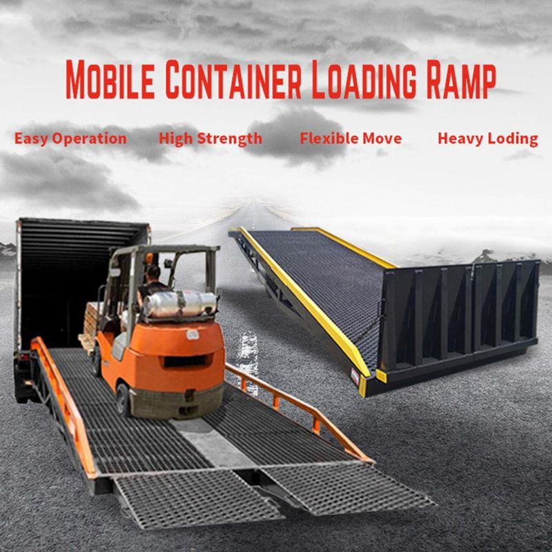 10ton 12ton 15ton Forklift Load Unload Container Mobile Dock Ramp
