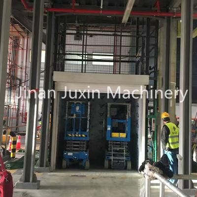 Sky Scraping Tower Cargo Lift Vertical Hydraulic Outdoor Lift Platform