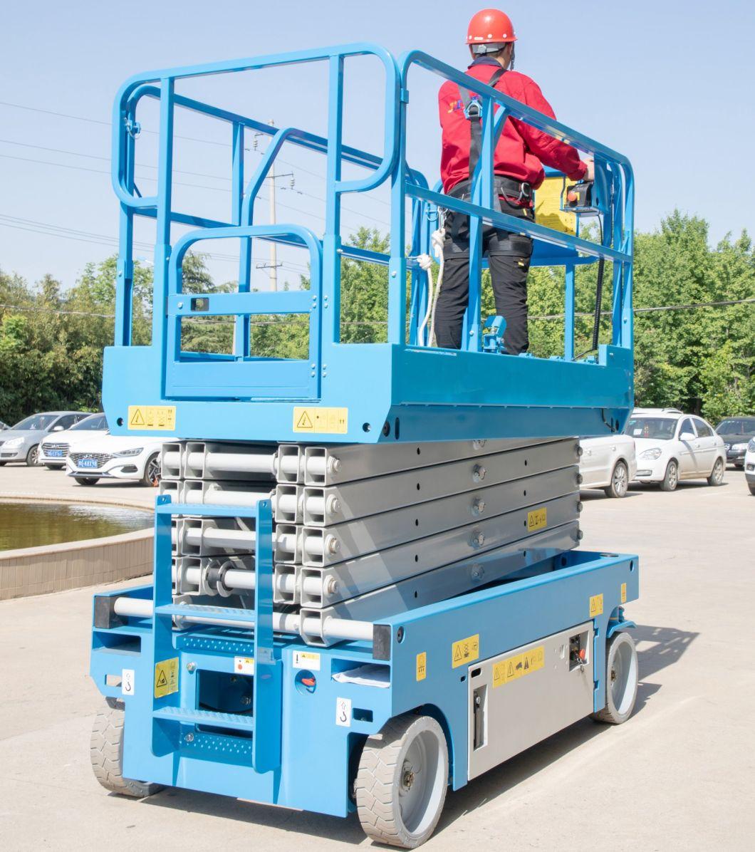 China Daxlifter Brand 6-14m 320kg Hydraulic Self Propelled Scissor Lift