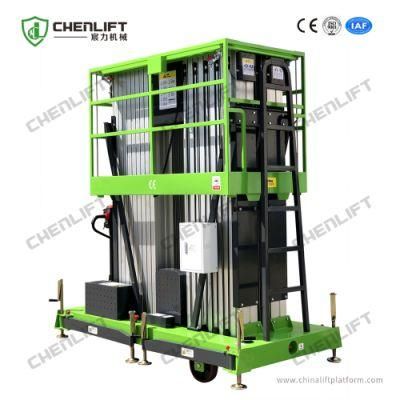 14 Meters Four Mast Aluminum Aerial Work Platform Man Lift
