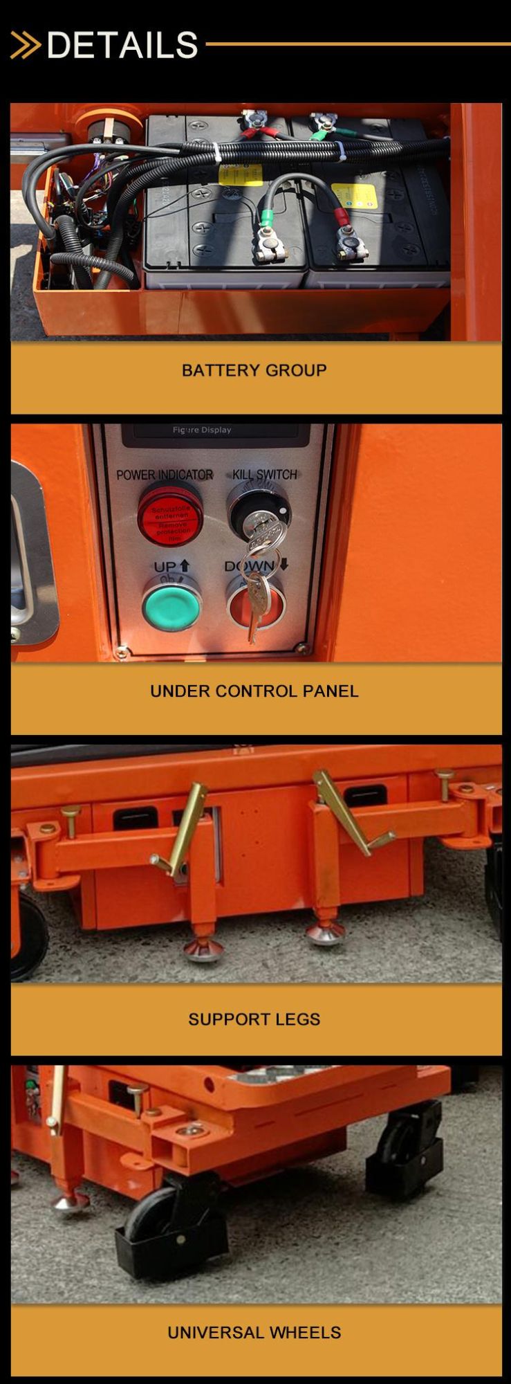 3m/3.9m Semi Electric Air Conditioner Installation Lifting Machine