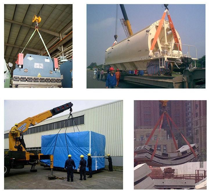 4t Crane Lifting Belt Polyester Round Sling