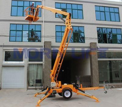 Battery &amp; Gasoline Power Towable Articulating for Sale Boom Electric Lift