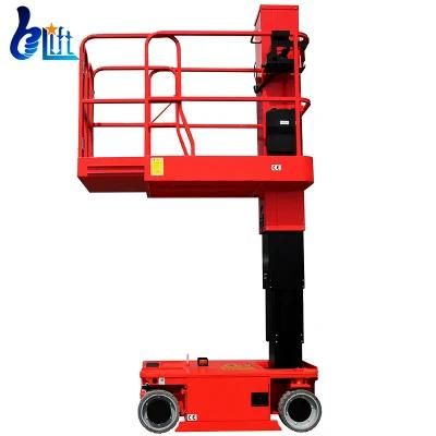 Self Propelled Low Level Access Vertical Single Mast Lift