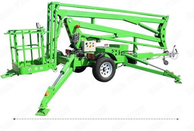 10m to 16m Hydraulic Towable Boom Lift Construction Equipment for Sale