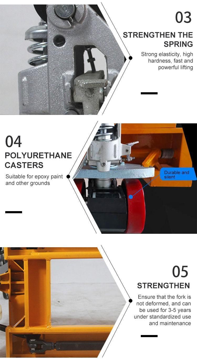 Toyo 2 Ton 2000kg Economic Design Pallet Truck Hand Pallet Truck