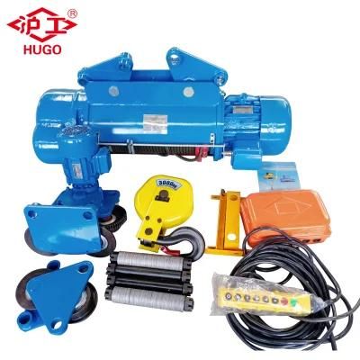 Vanbon Best Seller CD Type 1ton 2ton 3ton 5ton 10ton Electric Wire Rope Hoist 100m Cable Used for Elevat