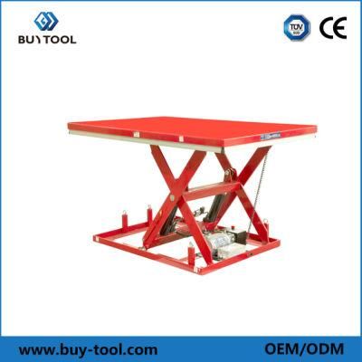 2.2kw Stationary Scissor Electric Lift Tables Hydraulic 2000*850mm CE Approved