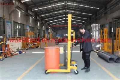 Manual Oil Drum Carrier Forklift Hydraulic Drum Hand Trolley 400kg