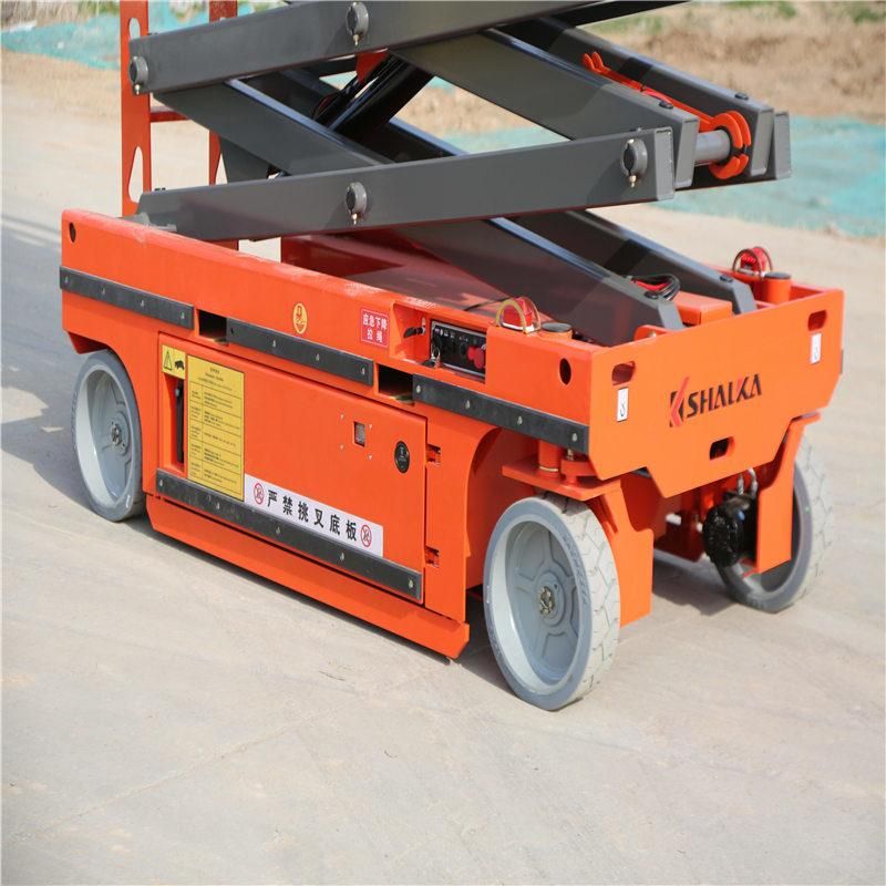 10m Rough Terrain Self Propelled Scissor Lift Track Mobile Work Platform Self-Propelled Scissor Lift