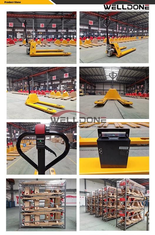 Manual High Lift Hydraulic Hand Pallet Scissor Truck for Sale