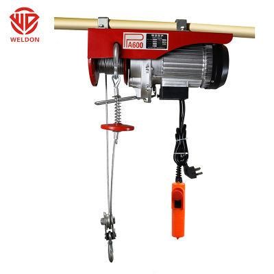 500kg Small Construction Lifts Electric Winch Mini Crane Tower Hoist