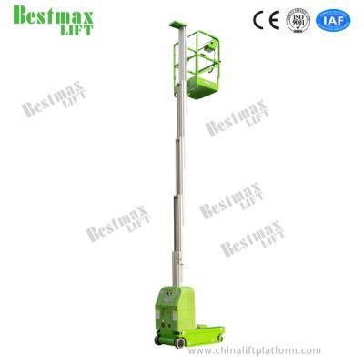 Ce Certified Self Propelled Vertical Lift with Small Wheel