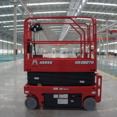 Flexible 10m Mini Hydraulic Full Automatic Scissor Lift Small Truck for Home