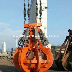 Port Use Four Rope Hydraulic Orange Peel Grab