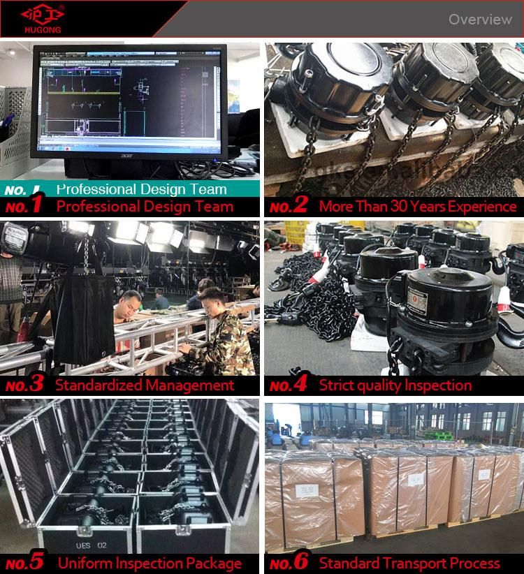 Hot Sale Chain Block Stage Electric Hoist 3t
