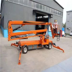 Electric 12m Fold Arm Aerial Lift Equipment