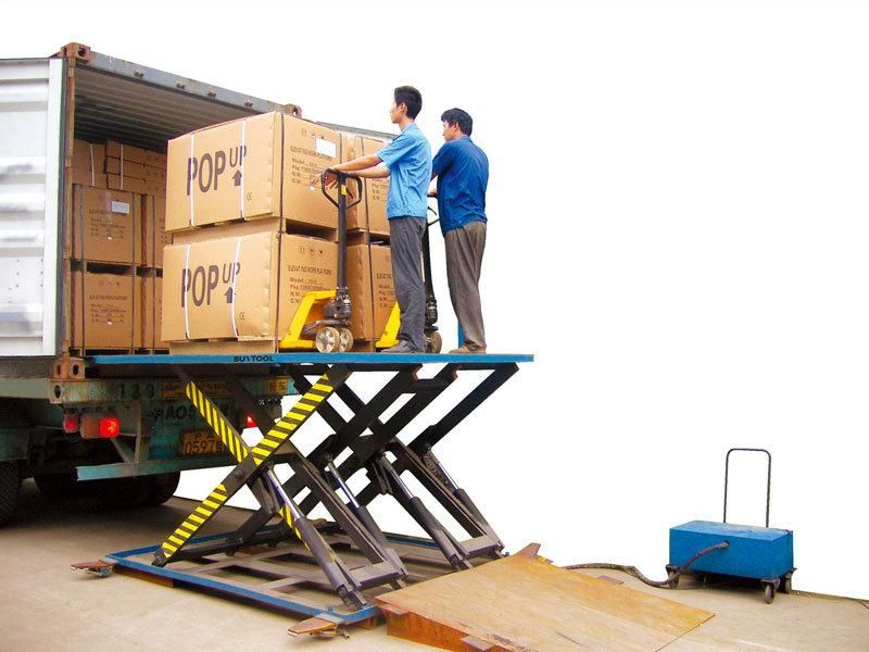 Heavy Duty Stationary Electric Scissor Lift Table with 2.5 Ton Capacity