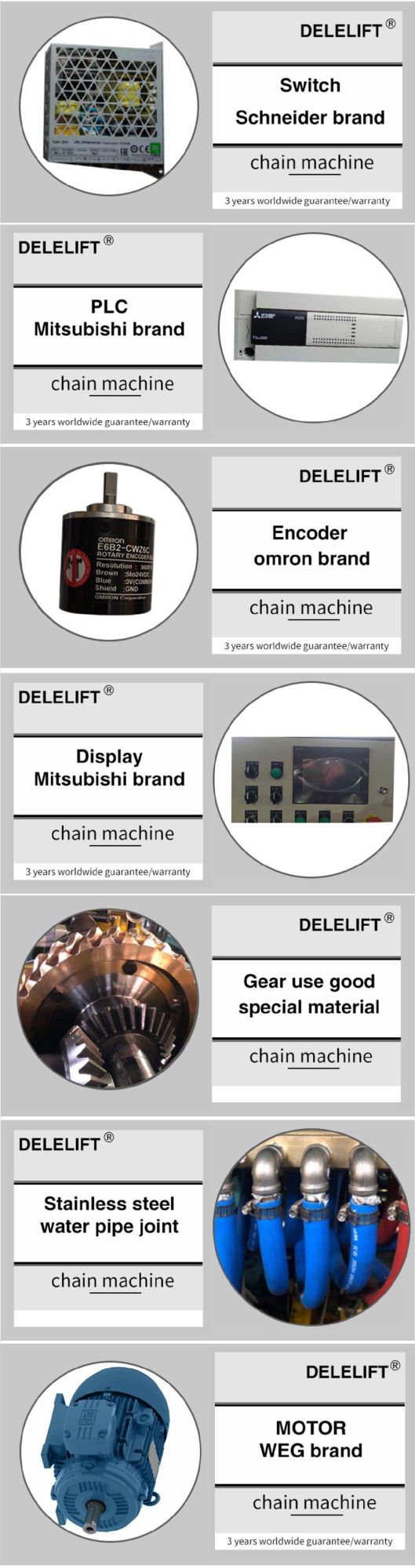 Using Widly G30 G80 4mm-7mm Automatic Bending and Welded Making Chain Machine for Lifting Hoist Loaded Chain Crane Equipment