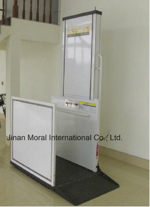 Hydraulic&Electric Vertical Home Disabled&Eldly Wheelchair Lift